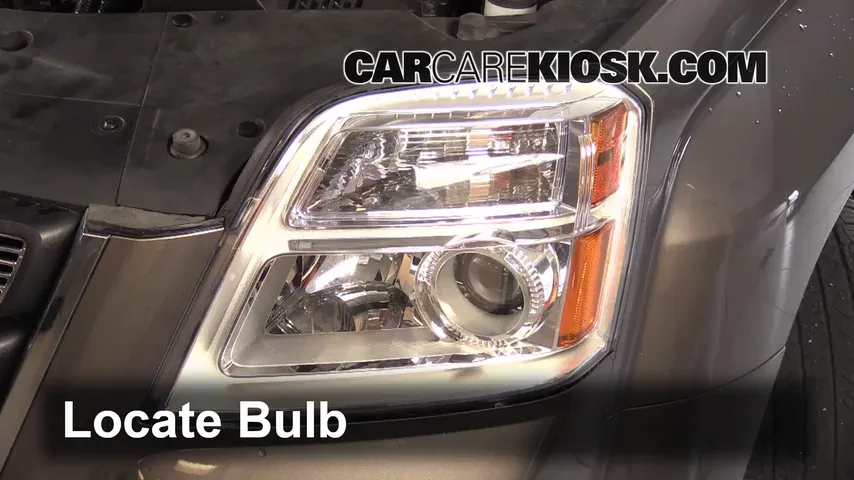 2011 GMC Terrain SLT 2.4L 4 Cyl. Lights Headlight (replace bulb)